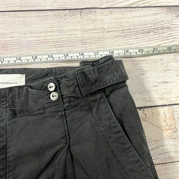 Anthropologie Gray Slouched High Rise Trousers Pants Size 32 - Picture 10 of 12